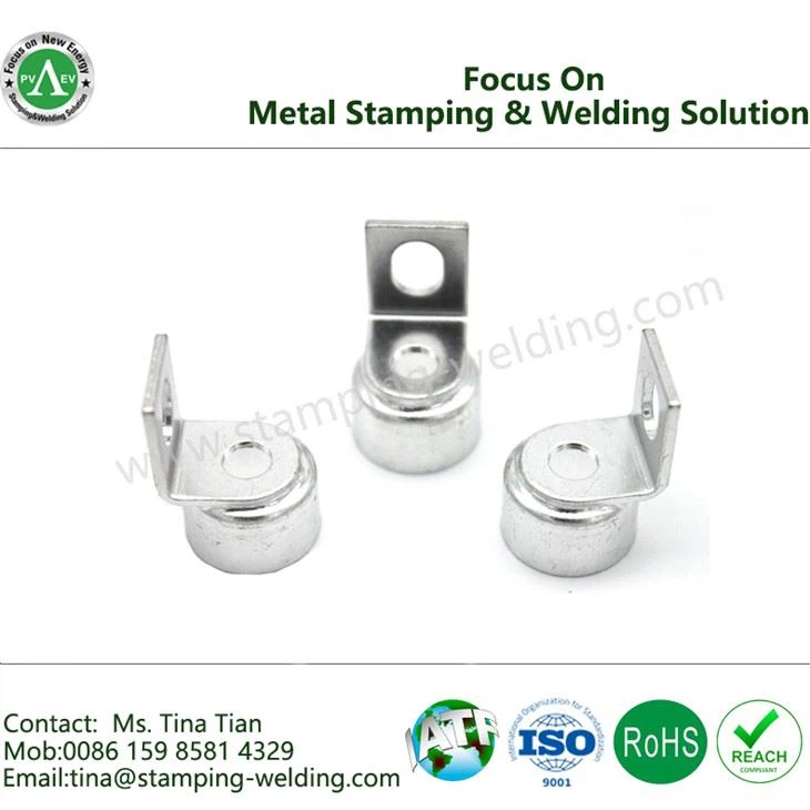 Capuchon d'extrémité en métal de cuivre et contact de lien de fusible