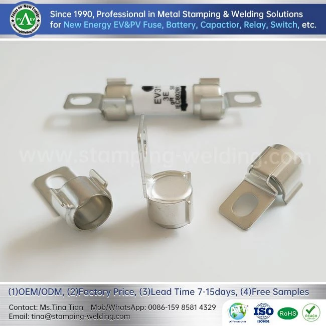 High Voltage Low Current Fuse Copper Outer End Cover