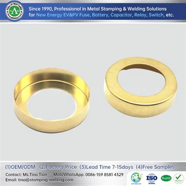 Capuchon de fusible en laiton à énergie propre