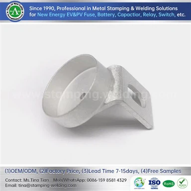 Contact de capuchon en cuivre pour fusible EV