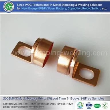 Raccord de capuchon en cuivre