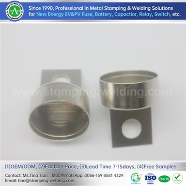 Contact de capuchon de soudage laser pour fusible HEV
