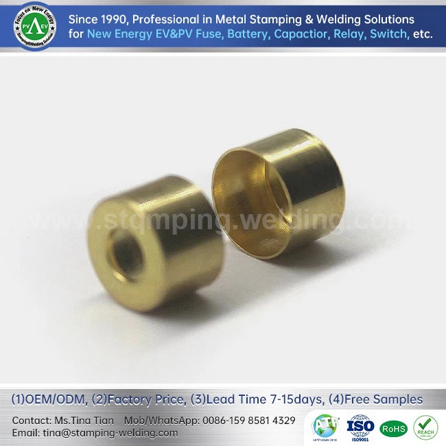 PV Combiner Box Fuse Brass Cap