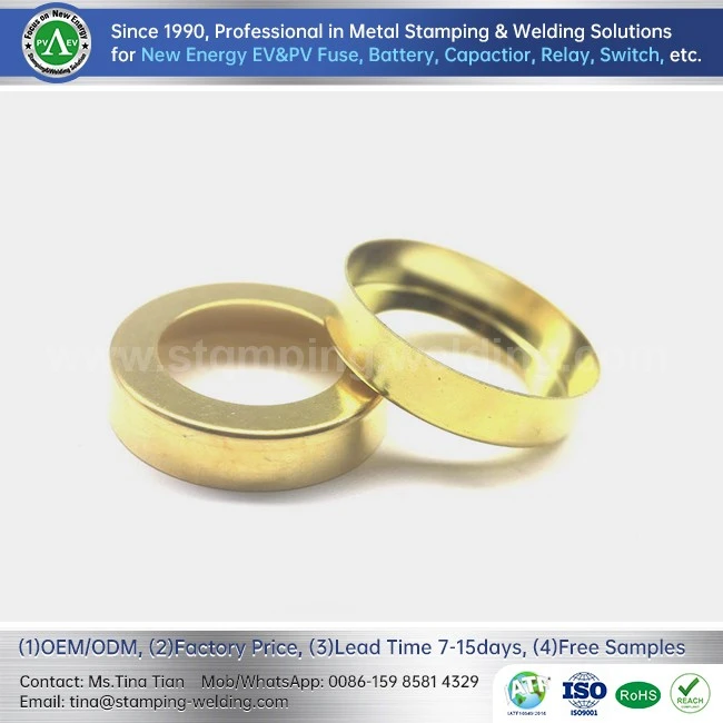 Brass Pipe Cap For EV Fuse
