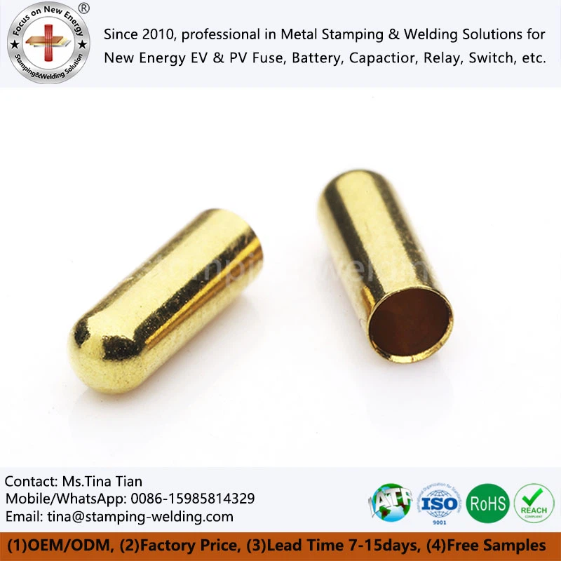 Petites pièces d'estampage en laiton