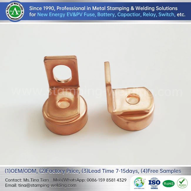 Capuchon en cuivre pour fusible solaire série PVH