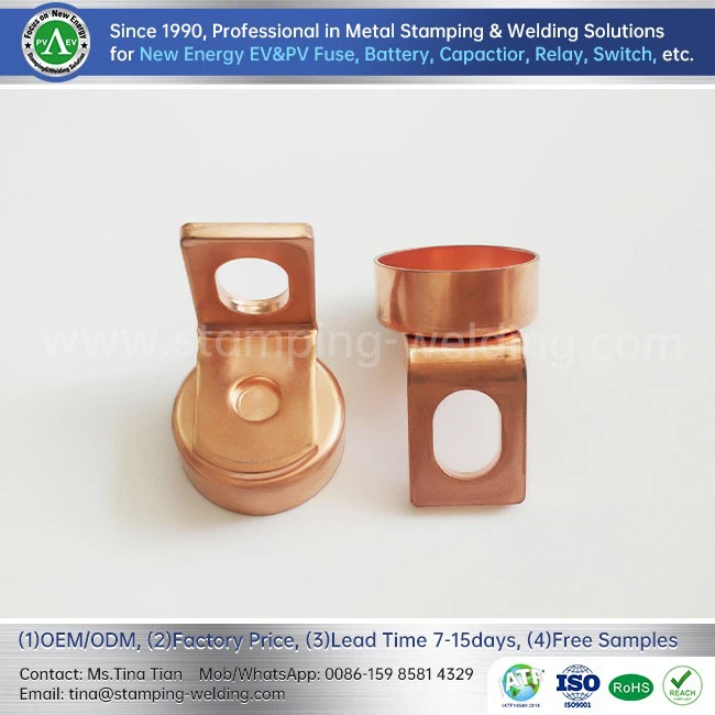 Copper cap for PVH series solar fuse