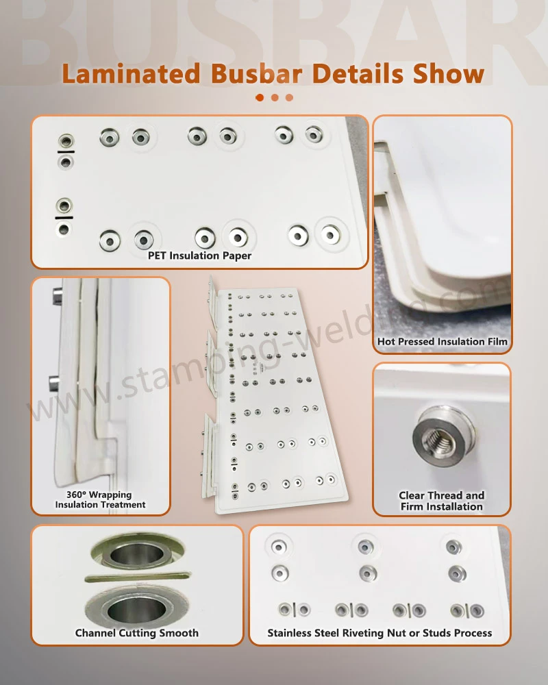 Details show of Intelligent laminated busbar Details show of Intelligent laminated busbar