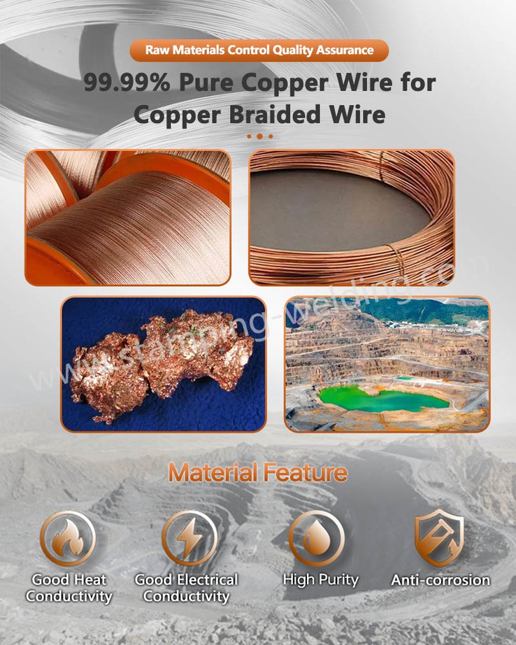 9999 Pure Copper Wire for Flex Connector 9999 Pure Copper Wire for Flex Connector