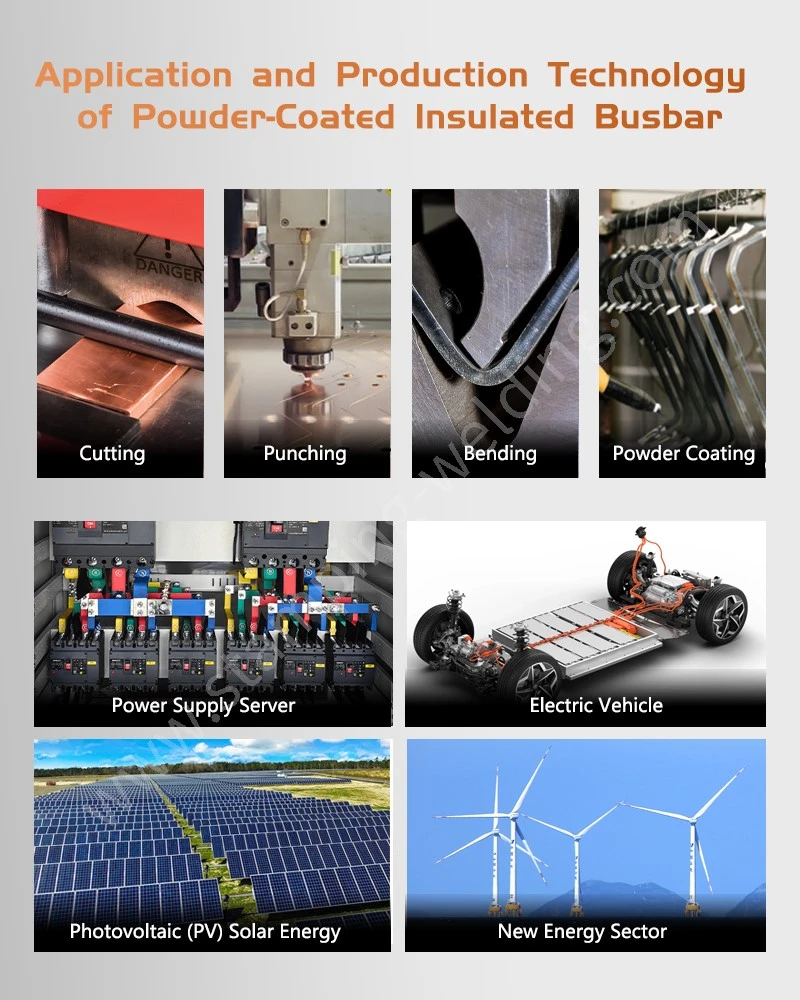 application of Epoxy Powder Coating Insulated Copper Busbar application of Epoxy Powder Coating Insulated Copper Busbar