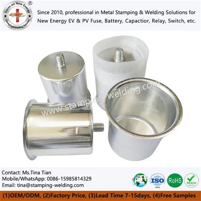 Boîte en aluminium pour condensateurs à filtre CC à film métallisé