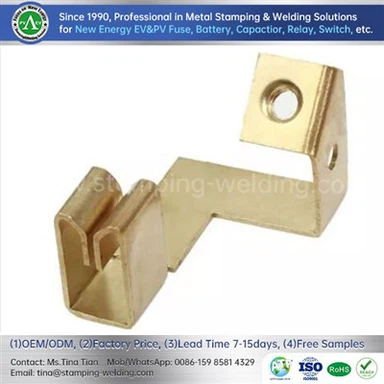 Contacts en laiton Crimp Terminal Block Assembly pour l'interrupteur à douille