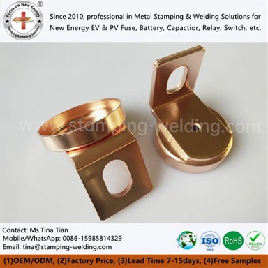 Casqueur extérieur en cuivre pour fusible rapide britannique